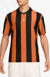 Jordan Brooklyn Collegiate Stripe Goalie Top In Multi