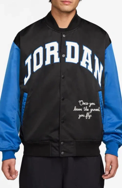 JORDAN JORDAN BROOKLYN COLLEGIATE VARSITY JACKET