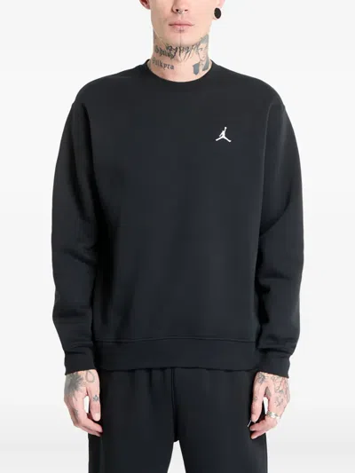 Jordan Brooklyn Crew-neck Sweatshirt In Black