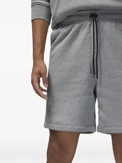 Jordan Brooklyn Drawstring Track Shorts In Gray