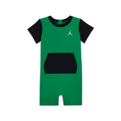 Jordan Brooklyn Essentials Baby (12-) Romper In Green