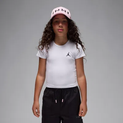 Jordan Brooklyn Essentials Big Kids' T-shirt In White