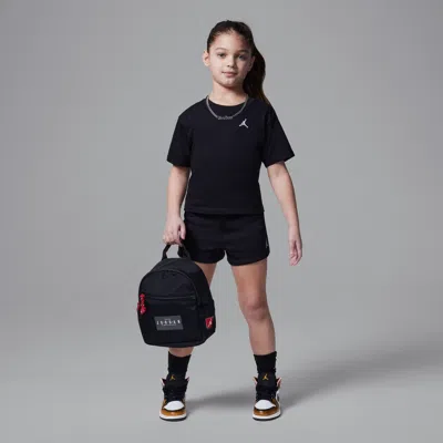 Jordan Brooklyn Essentials Little Kids' 2-piece Fleece Shorts Set In Black