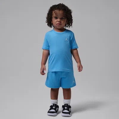Jordan Babies' Brooklyn Essentials Toddler 2-piece French Terry Shorts Set In Blue