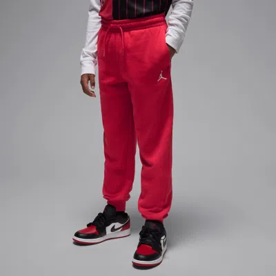 Jordan Brooklyn Fleece Big Kids' Pants In Red