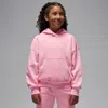 Jordan Brooklyn Fleece Big Kids' Pullover Hoodie In Pink
