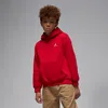 Jordan Big Boys Brooklyn Essentials Fleece Pullover Hoodie In Red