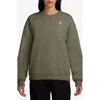 Jordan Brooklyn Fleece Crewneck Sweatshirt In Green