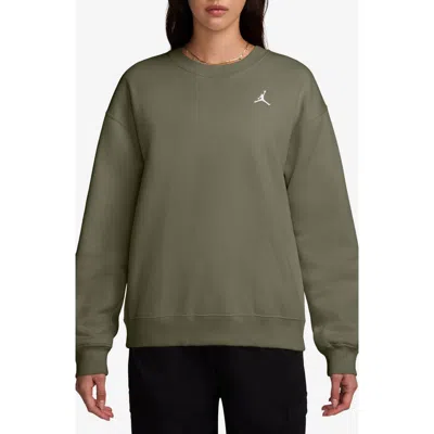 Jordan Brooklyn Fleece Crewneck Sweatshirt In Green