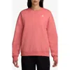 Jordan Brooklyn Fleece Crewneck Sweatshirt In Pink