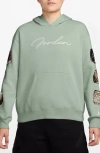 Jordan Brooklyn Fleece Graphic Hoodie In Green