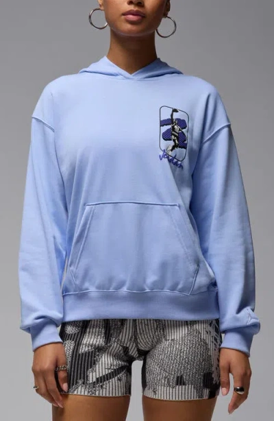 Jordan Brooklyn Fleece Hoodie In Blue