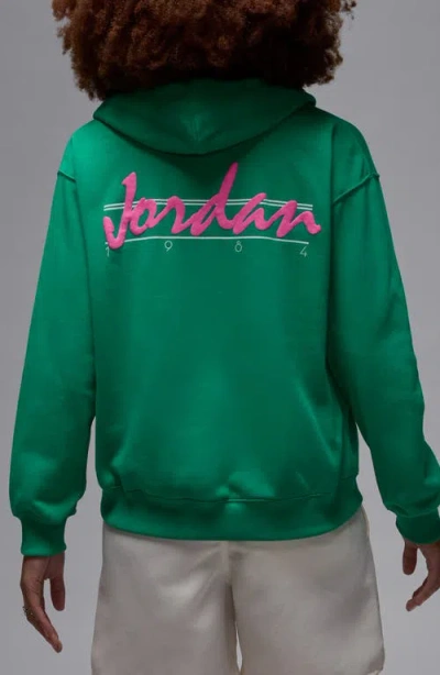 Jordan Brooklyn Fleece Hoodie In Green