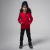 Jordan Brooklyn Fleece Little Kids' 2-piece Full-zip Hoodie Set In Black