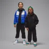 Jordan Brooklyn Fleece Little Kids' 2-piece Pullover Hoodie Set In Black