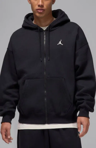 Jordan Brooklyn Fleece Oversize Hoodie In Black