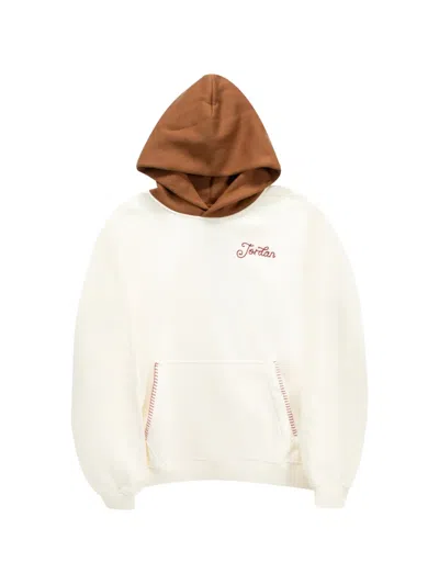Jordan Brooklyn Fleece Oversized Hoodie In Neutrals