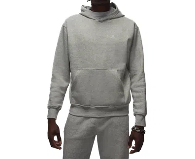 Jordan Brooklyn Fleece Pullover Hoodie In Ash Grey In Gray