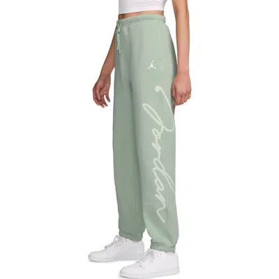 JORDAN JORDAN BROOKLYN FLEECE RHINESTONE LOGO SWEATPANTS