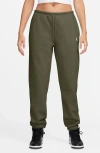 Jordan Brooklyn Fleece Sweatpants In Medium Olive/white