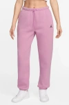 Jordan Brooklyn Fleece Sweatpants In Orchid/black