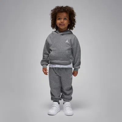 Jordan Babies' Brooklyn Fleece Toddler 2-piece Pullover Hoodie Set In Gray