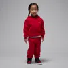 Jordan Babies' Brooklyn Fleece Toddler 2-piece Pullover Hoodie Set In Red