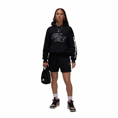 Jordan Brooklyn Fleece Women's Shorts In Black