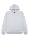 Jordan Brooklyn Fleece Zip-up Hoodie In Gray