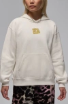 Jordan Brooklyn Gel Oversize Pullover Hoodie In White