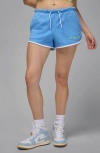 Jordan Brooklyn Graphic Fleece Shorts In Blue