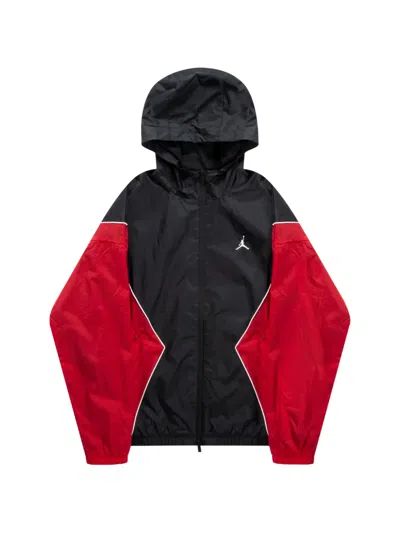 Jordan Brooklyn Hooded Jacket In Black