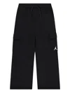 Jordan Brooklyn Logo Cargo Pants In Black