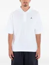 Jordan Brooklyn Logo-print Polo Shirt In White