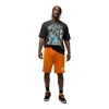 Jordan Brooklyn 9-inch Logo Sweat Shorts In Orange