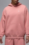 Jordan Brooklyn Oversize French Terry Hoodie In Pink