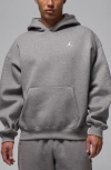 Jordan Brooklyn Oversize French Terry Hoodie In Gray