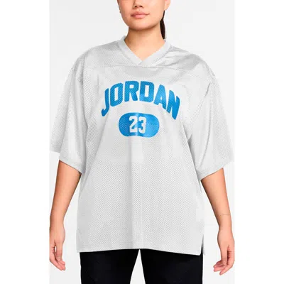 Jordan Brooklyn Oversize Jersey In Gray