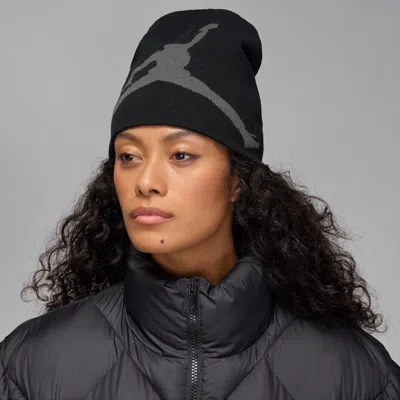 Jordan Brooklyn Peak Beanie In Black
