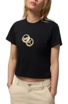 Jordan Brooklyn Puffy Graphic Tee In Black