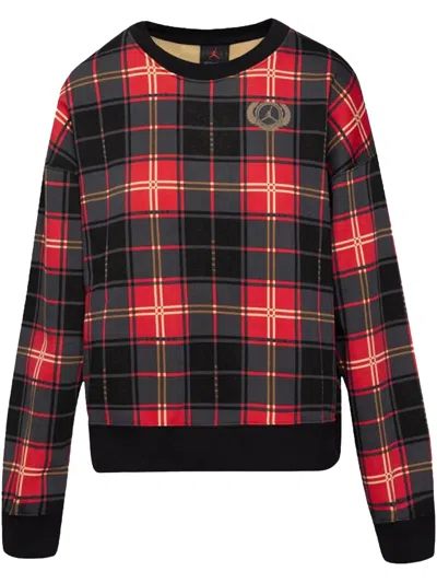 Jordan Brooklyn Sweatshirt In Red