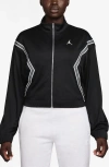Jordan Brooklyn Track Jacket In Black