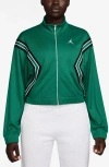 Jordan Brooklyn Track Jacket In Green