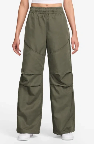Jordan Brooklyn Water Repellent Pants In Medium Olive
