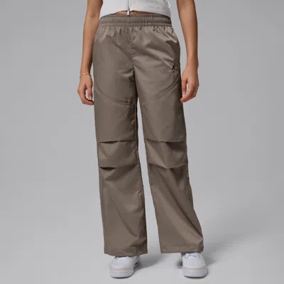 Jordan Brooklyn Women's Trousers In Gray