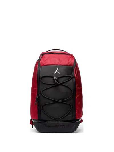 Jordan Bungee-cord Logo-print Backpack In Red