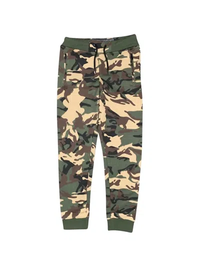 Jordan Kids' Camouflage-pattern Track Pants In Green