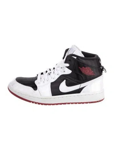 Pre-owned Jordan Canvas Colorblock Pattern Sneakers In White