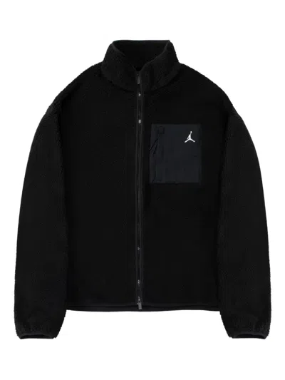 Jordan Chest-pocketed Jacket In Black