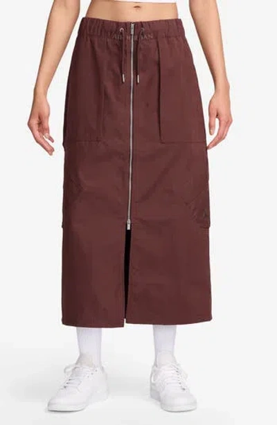 Jordan Chicago Cargo Skirt In Dark Pony
